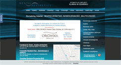 Desktop Screenshot of dentalaesthetics.pl